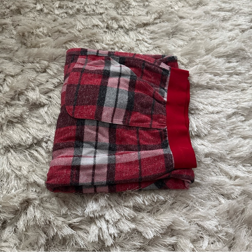 PINK Victoria's Secret Red Plaid Pajama Pants